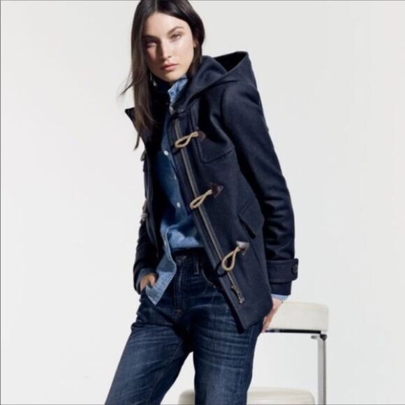 Like New. J. Crew Classic coat sz 0 - Picture 2 of 8